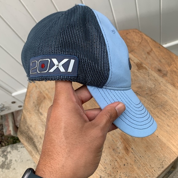 Nike Vapor Golf Hat Flexfit Hat Used Mens Womens Hats Light Blue - Picture 4 of 7